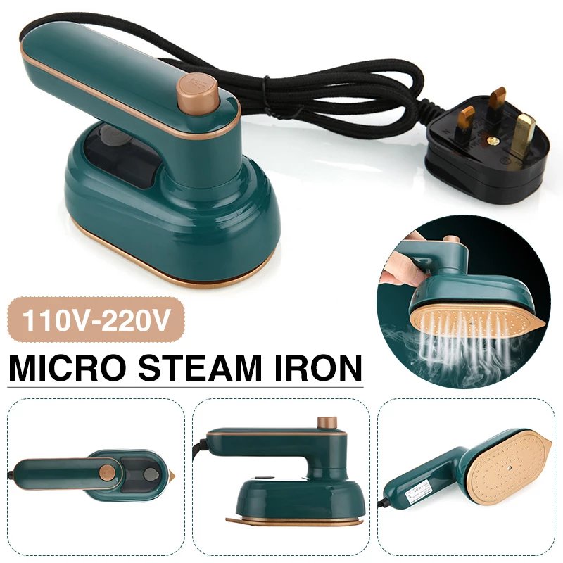 Portable Handheld Garment Steamer Iron – 2 In 1 Dry & Wet Steam Iron