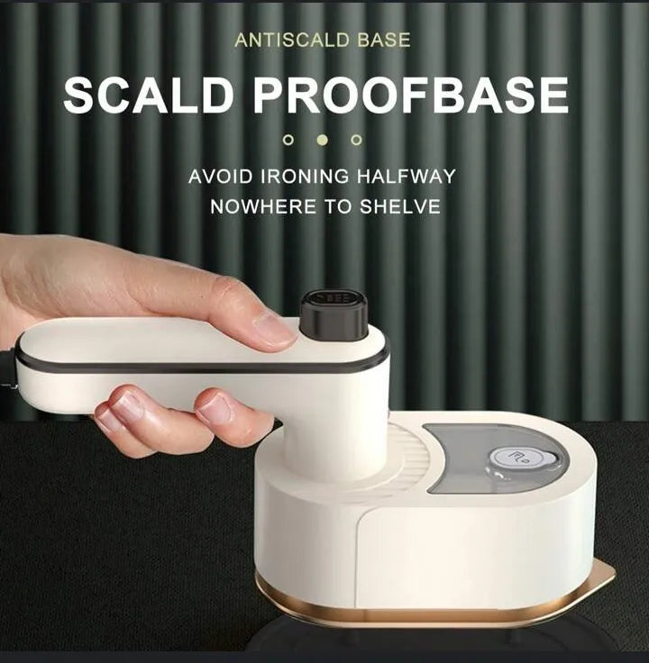 Portable Handheld Garment Steamer Iron – 2 In 1 Dry & Wet Steam Iron