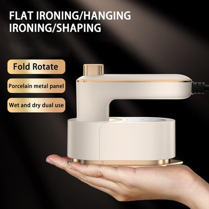 Portable Handheld Garment Steamer Iron – 2 In 1 Dry & Wet Steam Iron