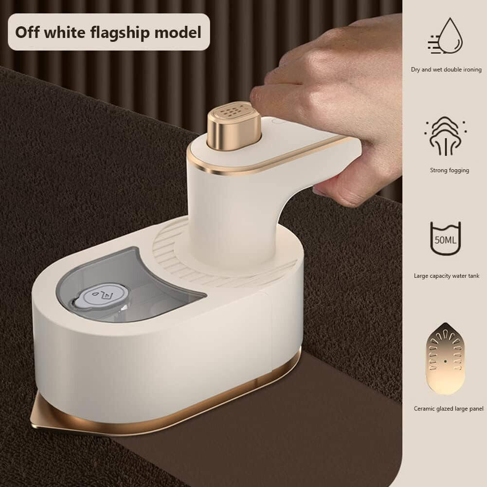 Portable Handheld Garment Steamer Iron – 2 In 1 Dry & Wet Steam Iron